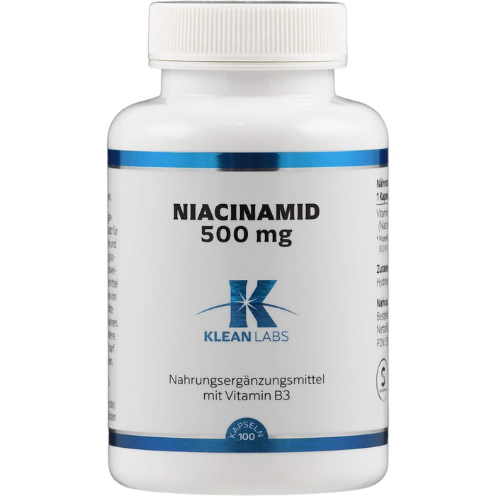 Niacinamid (B3) 500 mg, 100 St KAP