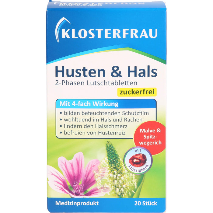 Klosterfrau Husten & Hals, 20 St. Tabletten