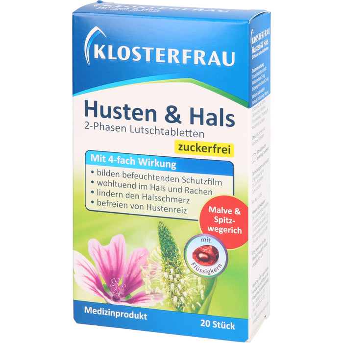 Klosterfrau Husten & Hals, 20 St. Tabletten
