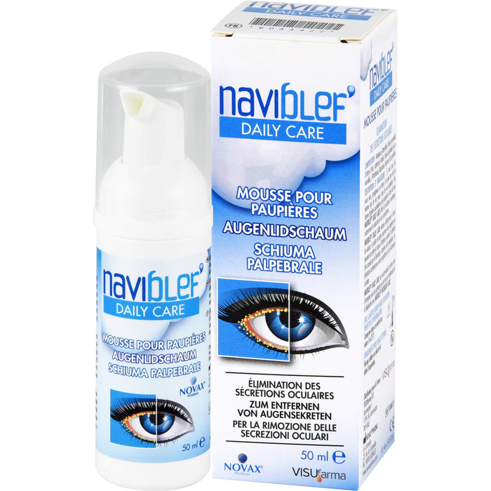 Naviblef Daily Care Augenlidschaum, 50 ml Schaum