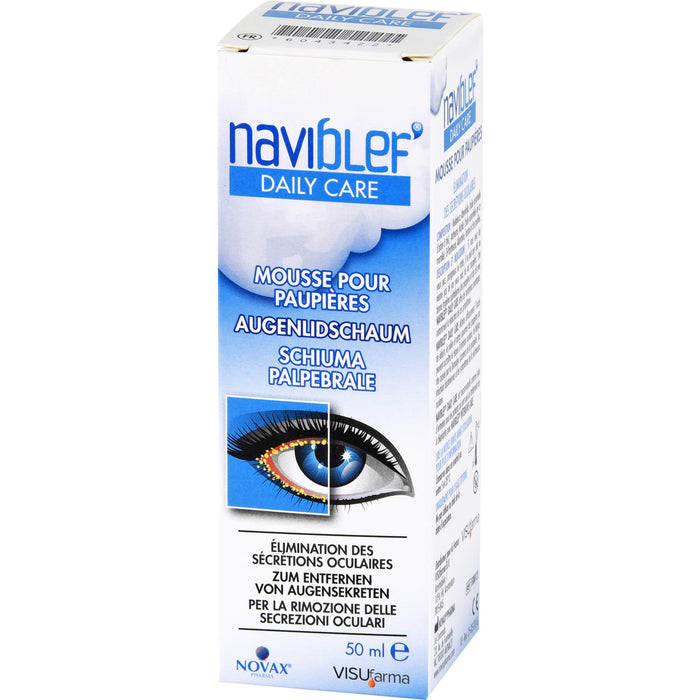 Naviblef Daily Care Augenlidschaum, 50 ml Schaum