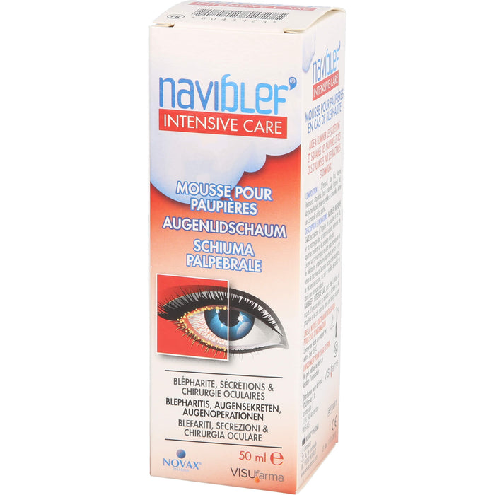 naviblef Intensive care Augenlidschaum, 50 ml Schaum