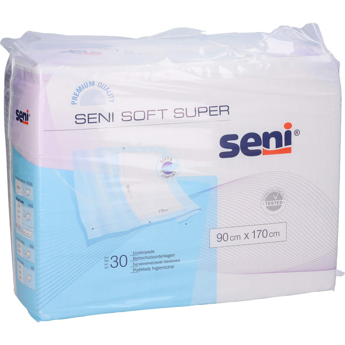 Seni Soft Super Bettschutzunterlagen 90x170, 30 St