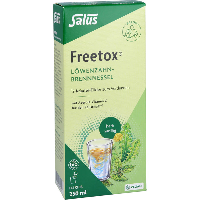 Salus Freetox Löwenzahn-Brennnessel Elixier, 250 ml Lösung
