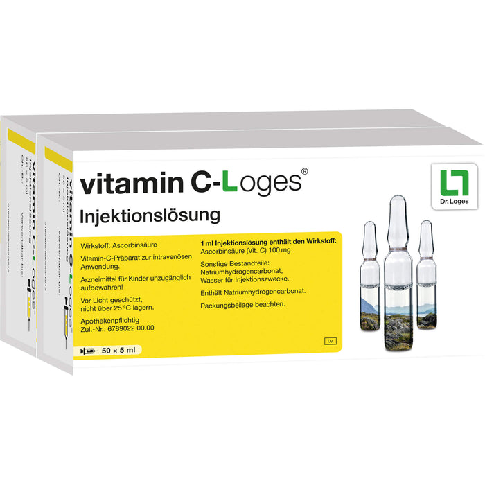 vitamin C-Loges Injektionslösung, 100X5 ml ILO