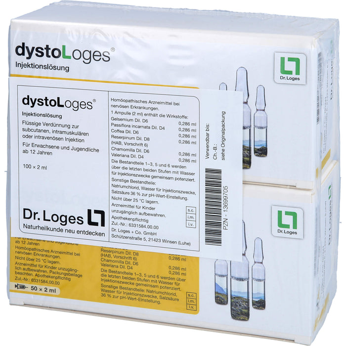 dystoLoges Injektionslösung Ampullen bei nervösen Erkrankungen, 100 St. Ampullen