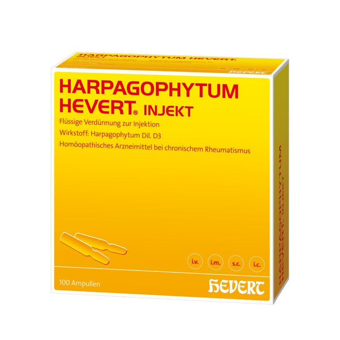 Harpagophytum Hevert injekt Ampullen, 100 St. Ampullen