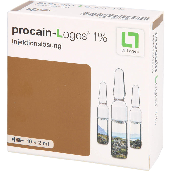 procain-Loges 1 % Injektionslösung, 10 St. Ampullen