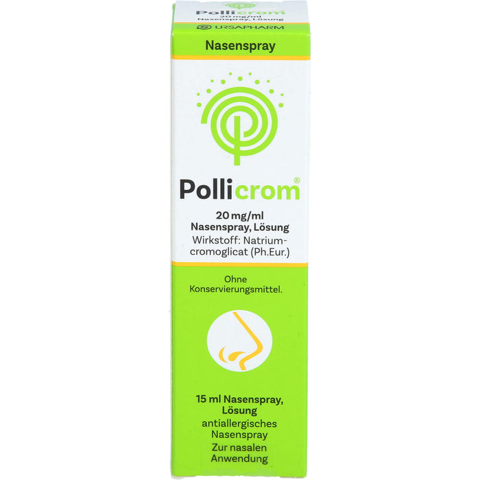 Pollicrom Nasenspray bei allergischem Schnupfen und Heuschnupfen, 15 ml Lösung