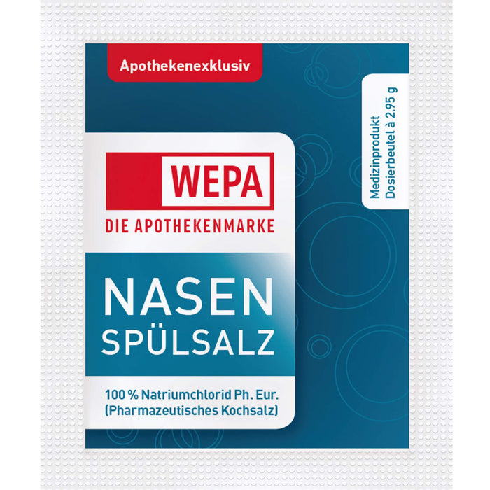 WEPA Nasendusche mit 10x2,95g Nasenspülsalz, 1 P