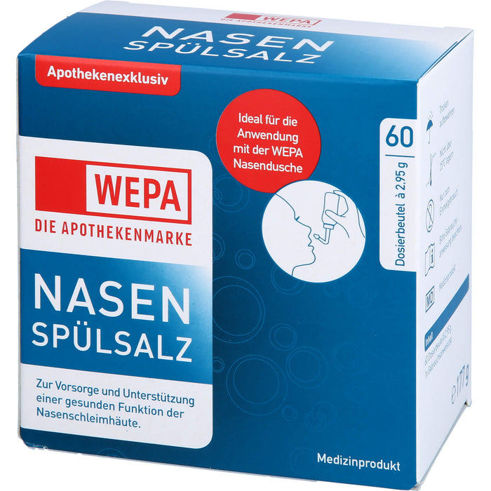 WEPA Nasenspülsalz, 177 g Salz