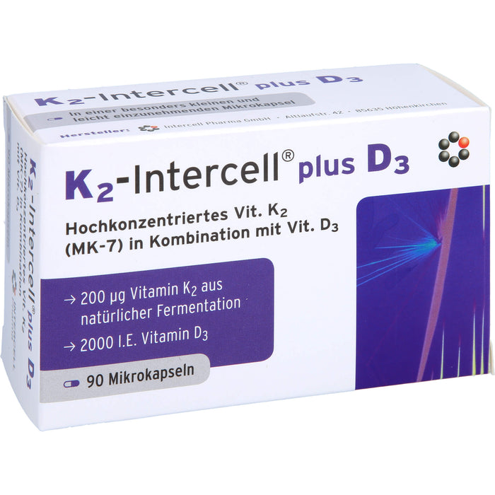 K2-Intercell plus D3 Kapseln, 90 St. Kapseln