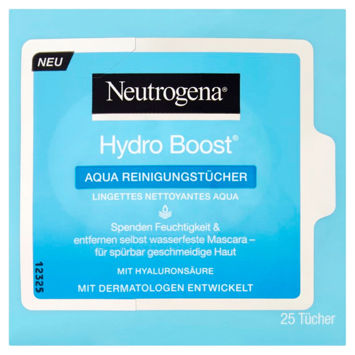 Neutrogena Hydro Boost Aqua Reinigungstücher, 25 St. Tücher