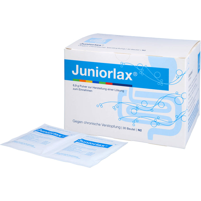 Juniorlax Pulver bei chronischer Verstopfung bei Kindern im Alter von 2 bis 11 Jahren, 30 St. Beutel