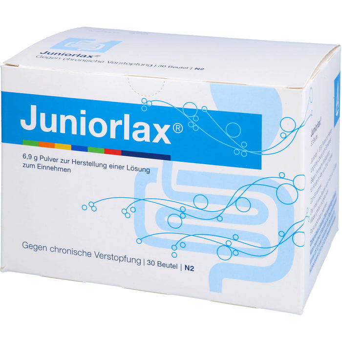 Juniorlax Pulver bei chronischer Verstopfung bei Kindern im Alter von 2 bis 11 Jahren, 30 St. Beutel