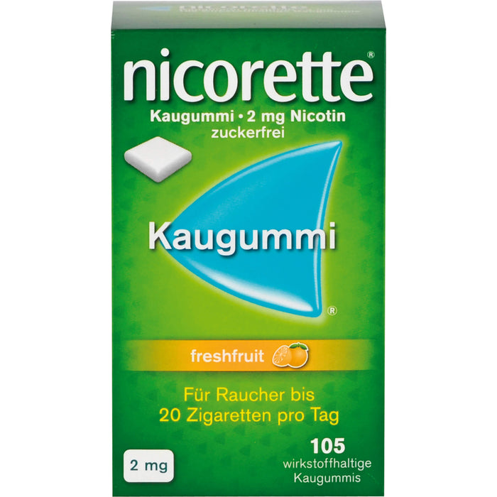 nicorette freshfruit 2 mg Kaugummi Reimport Kohlpharma, 105 St. Kaugummi