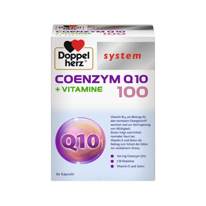 Doppelherz Coenzym Q10 100 + Vitamine system, 60 St KAP