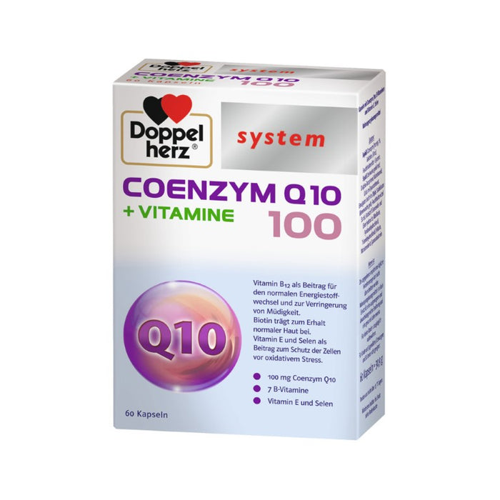 Doppelherz Coenzym Q10 100 + Vitamine system, 60 St KAP