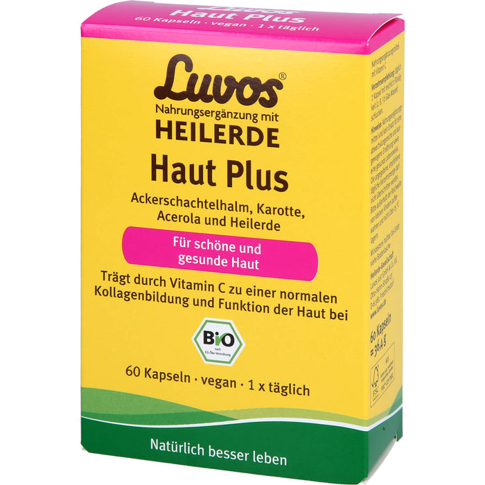 Luvos Heilerde BIO Haut Plus Kapseln für schöne und gesunde Haut, 60 St. Kapseln