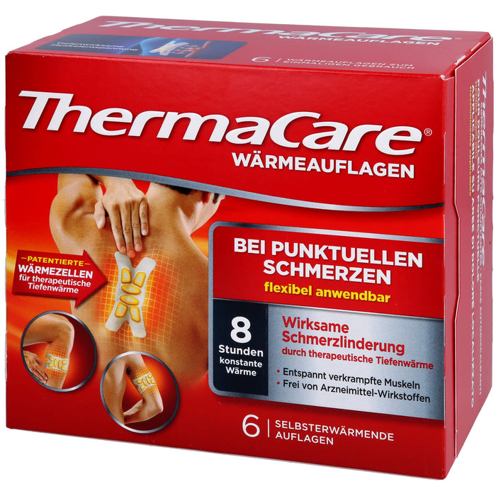 ThermaCare Wärmeauflagen wirksame Schmerzlinderung, 6 St. Pflaster