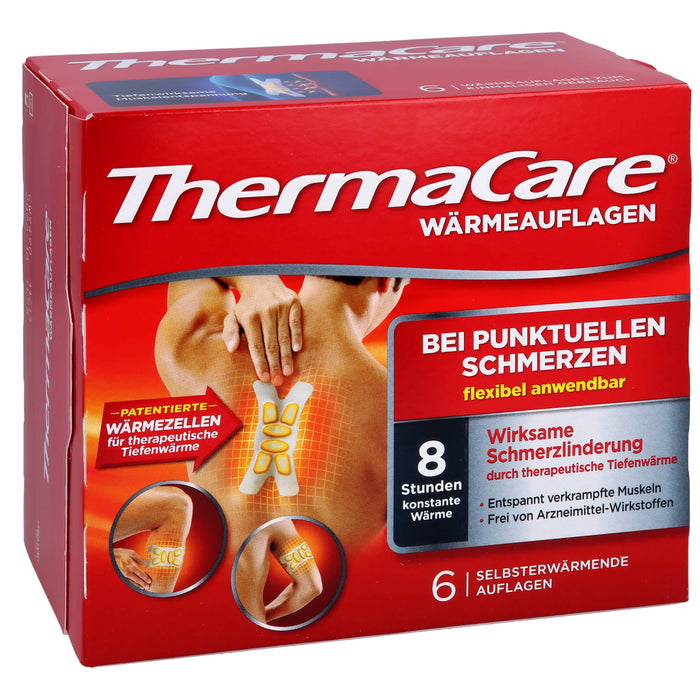 ThermaCare Wärmeauflagen wirksame Schmerzlinderung, 6 St. Pflaster