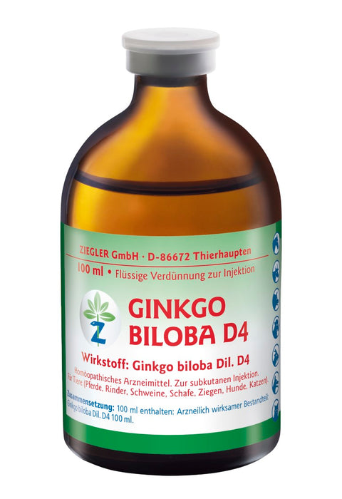 ZIEGLER Ginkgo biloba D 4 Dilution, 100 ml Lösung