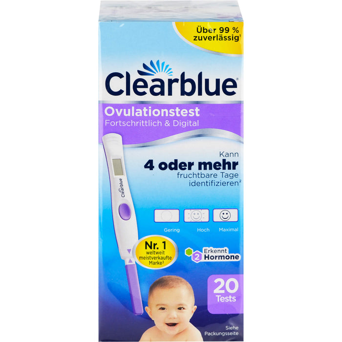 Clearblue Ovulationstest fortschrittlich & digital, 20 St. Test