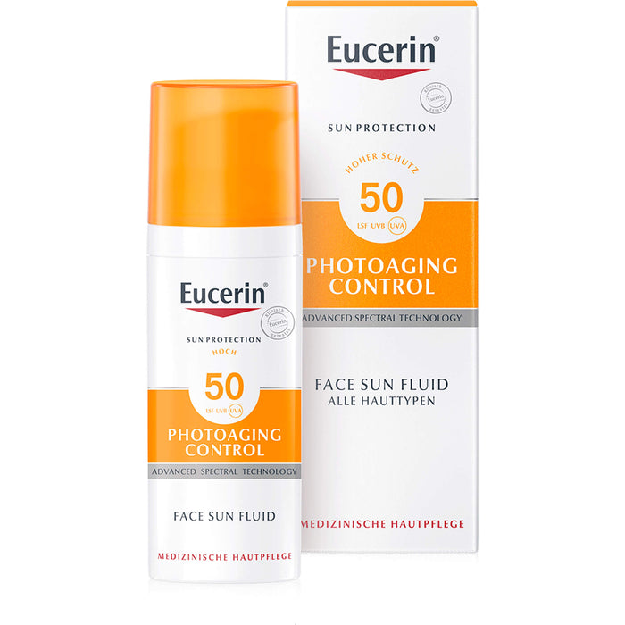 Eucerin Photoaging Control Face Sun Fluid LSF 50, 50 ml Lösung