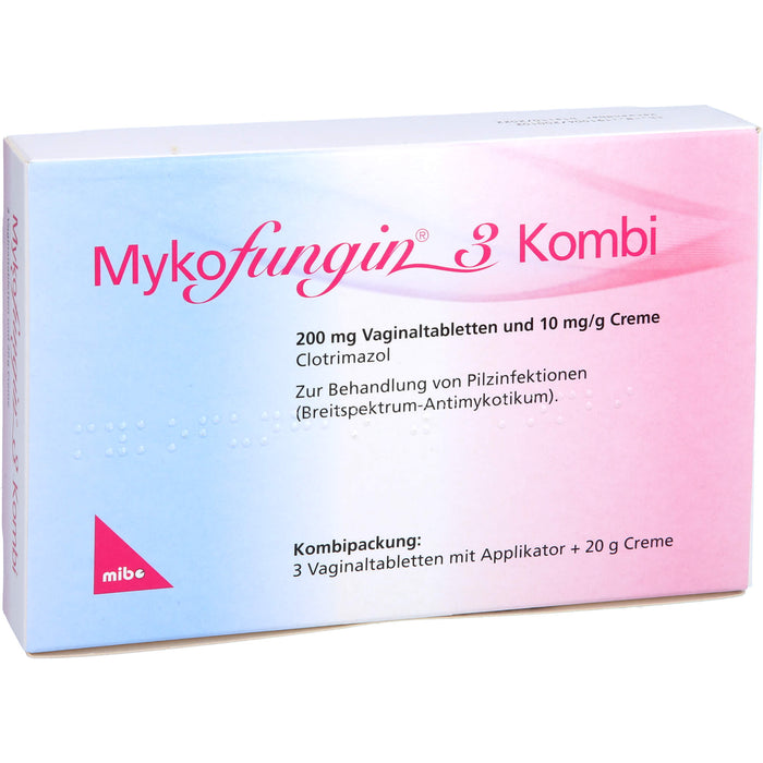 Mykofungin 3 Kombi Vaginaltabletten und Creme, 1 St. Kombipackung