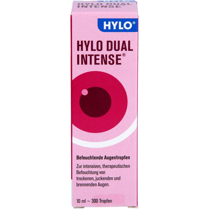 HYLO DUAL INTENSE, Augentropfen (ohne Konservierungsmittel), 10 ml Lösung