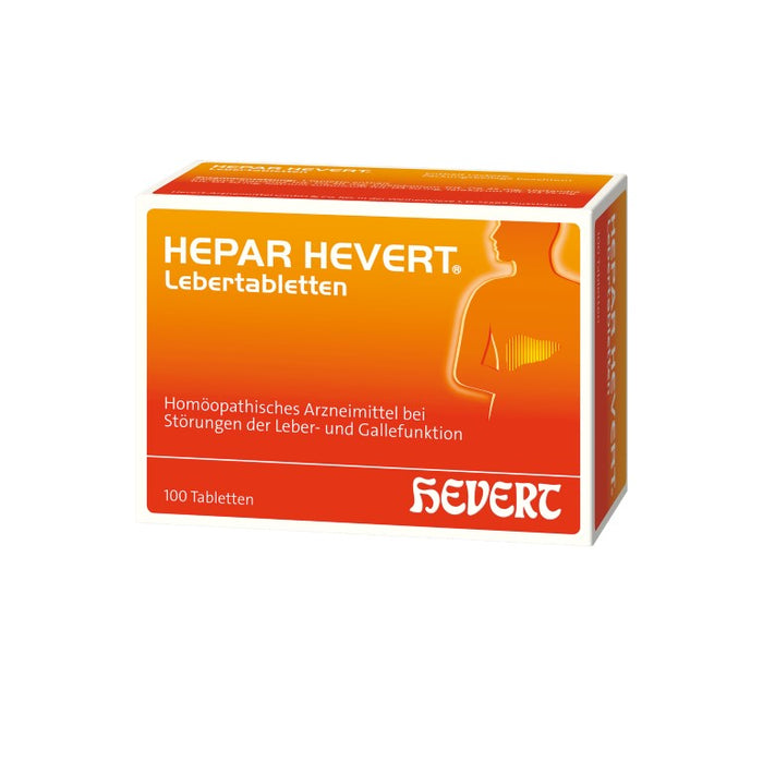 Hepar Hevert Lebertabletten, 100 St. Tabletten