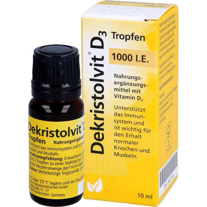 Dekristolvit D3 Tropfen 1000 I.E., 10 ml Lösung