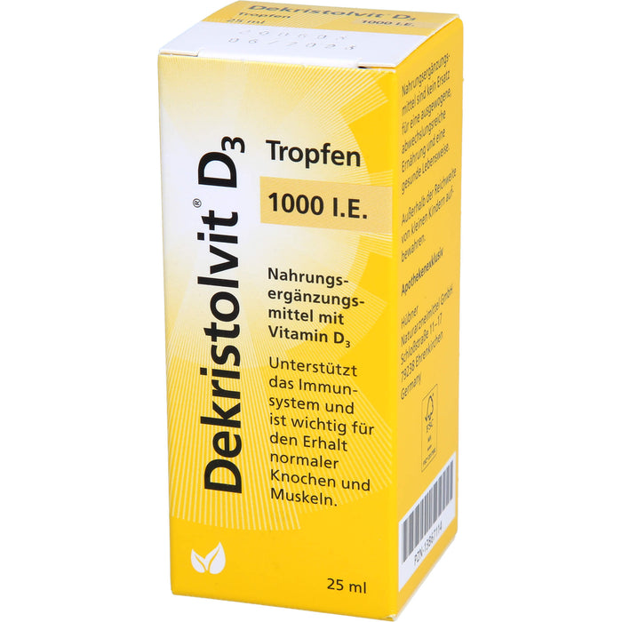 Dekristolvit D3 Tropfen 1000 I.E., 25 ml TRO