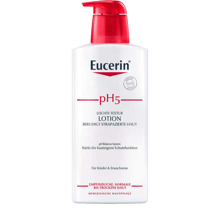 Eucerin pH5 Lotion beruhigt strapazierte Haut, 400 ml Lotion