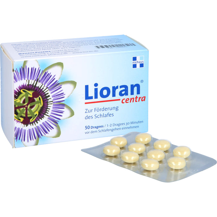 Lioran Centra Dragees zur Förderung des Schlafes, 50 St. Tabletten