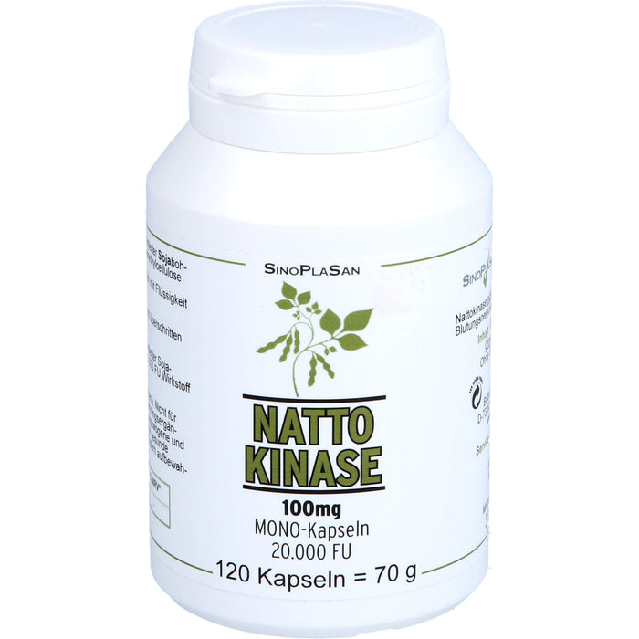 Nattokinase 100 mg Mono 20.000 FU Kapseln, 120 St. Kapseln