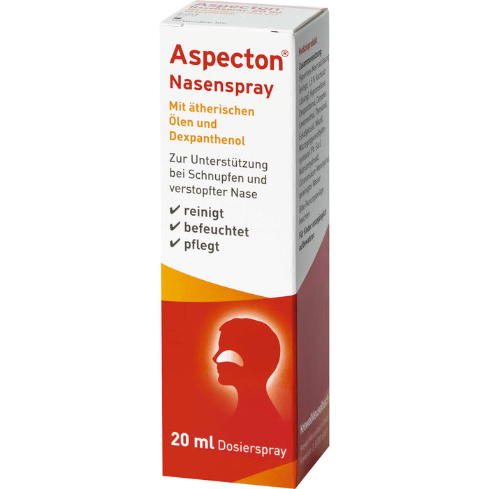 Aspecton Nasenspray mit ätherischen Ölen und Dexpanthenol, 20 ml Lösung