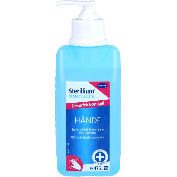 Sterillium Protect & Care Desinfektionsgel für die Hände mit Pumpe, 475 ml Gel