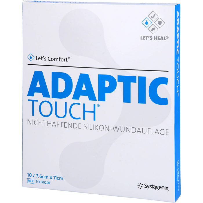 Adaptic Touch 7,6x11 cm nichth. Silik.Wundauflage, 10 St WGA
