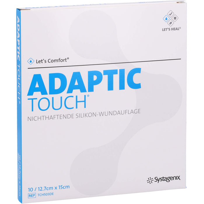 Adaptic Touch 12,7x15 cm nichthaft.Sil.Wundauflage, 10 St WGA
