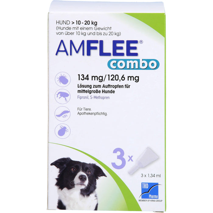 Amflee Combo Hund 10-20kg, 3 St LOE