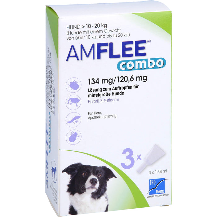 Amflee Combo Hund 10-20kg, 3 St LOE
