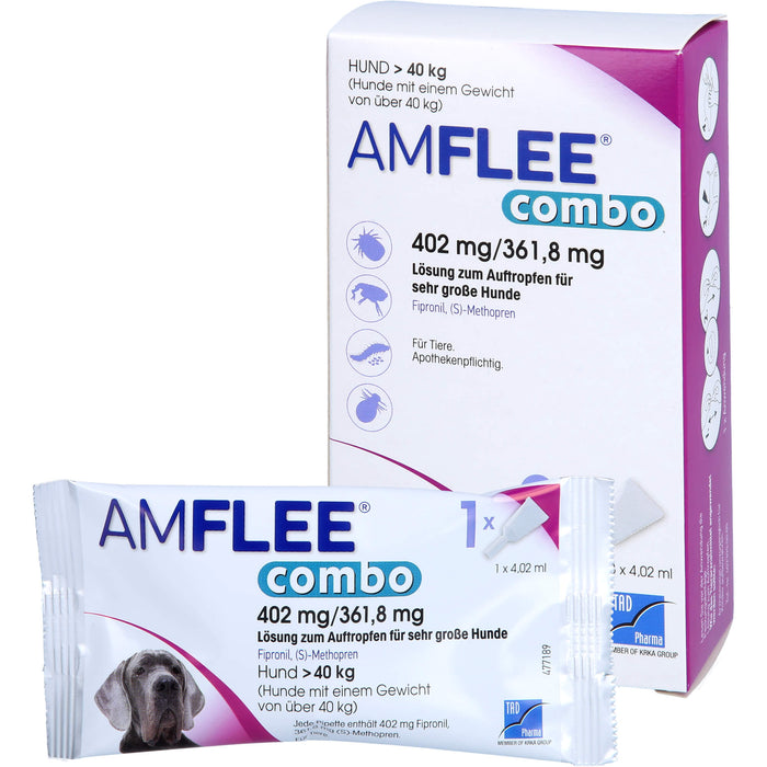 Amflee Combo Hund +40kg, 3 St LOE