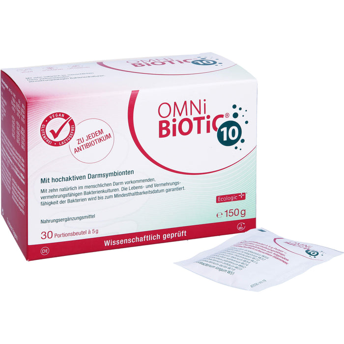 OMNi-BiOTiC 10 mit hochaktiven Darmsymbionten Portionsbeutel, 30 St. Beutel