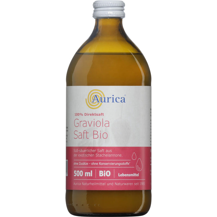 Aurica Graviola Direktsaft Bio 100 %, 500 ml Lösung