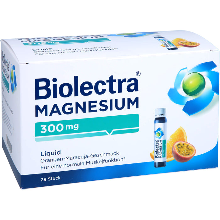 Biolectra Magnesium 300 mg aktiv liquid Ampullen, 28 St. Ampullen