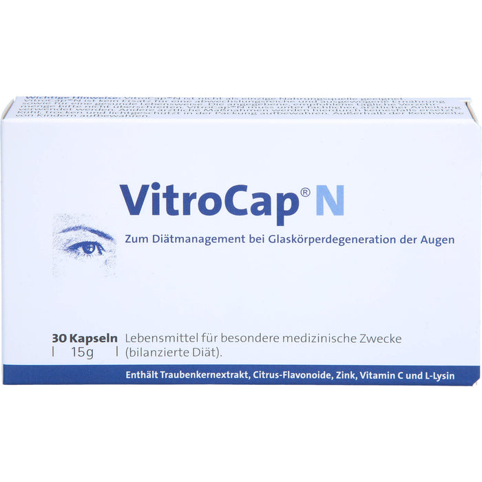 VitroCap N Kapseln bei Glaskörperdegeneration der Augen, 30 St. Kapseln