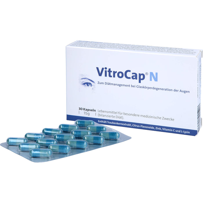 VitroCap N Kapseln bei Glaskörperdegeneration der Augen, 30 St. Kapseln