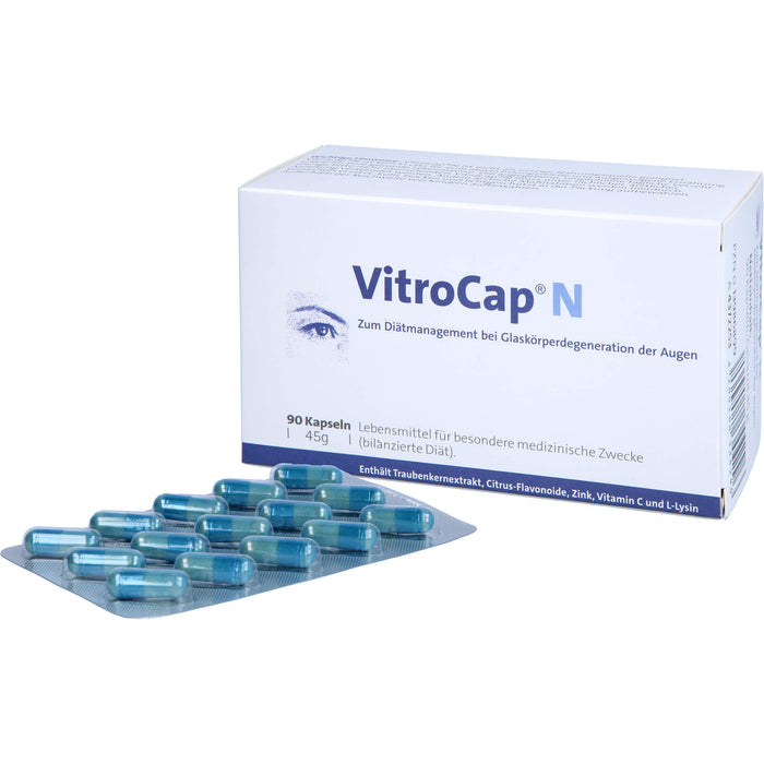 VitroCap N Kapseln bei Glaskörperdegeneration der Augen, 90 St. Kapseln