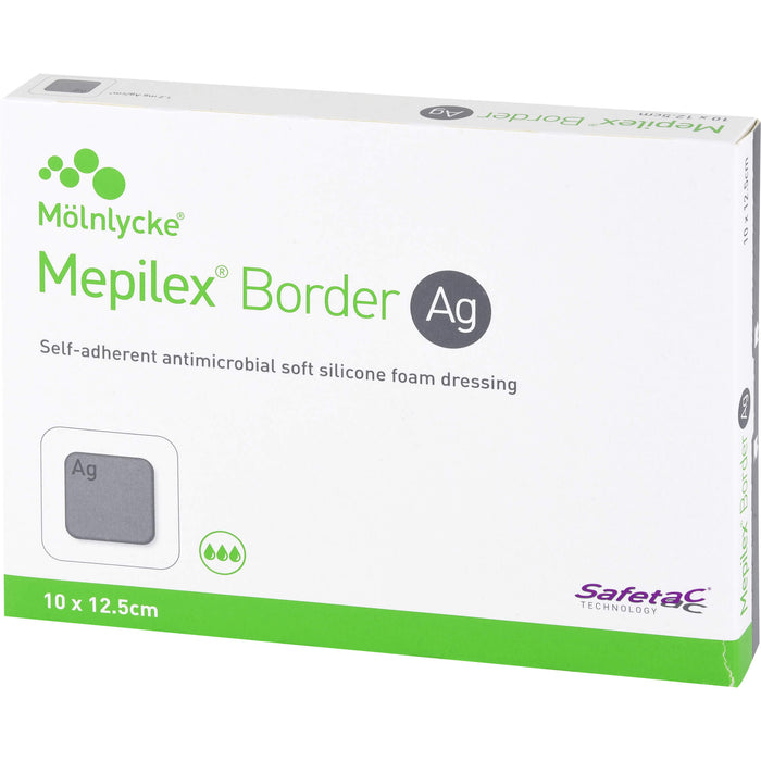 Mepilex Border Ag Schaumverb.10x12,5 cm steril, 5 St VER